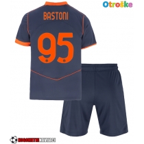 Otroške Nogometnih dresov Inter Milan Alessandro Bastoni #95 Tretji 2025-26 Kratki rokavi (+ hlače)